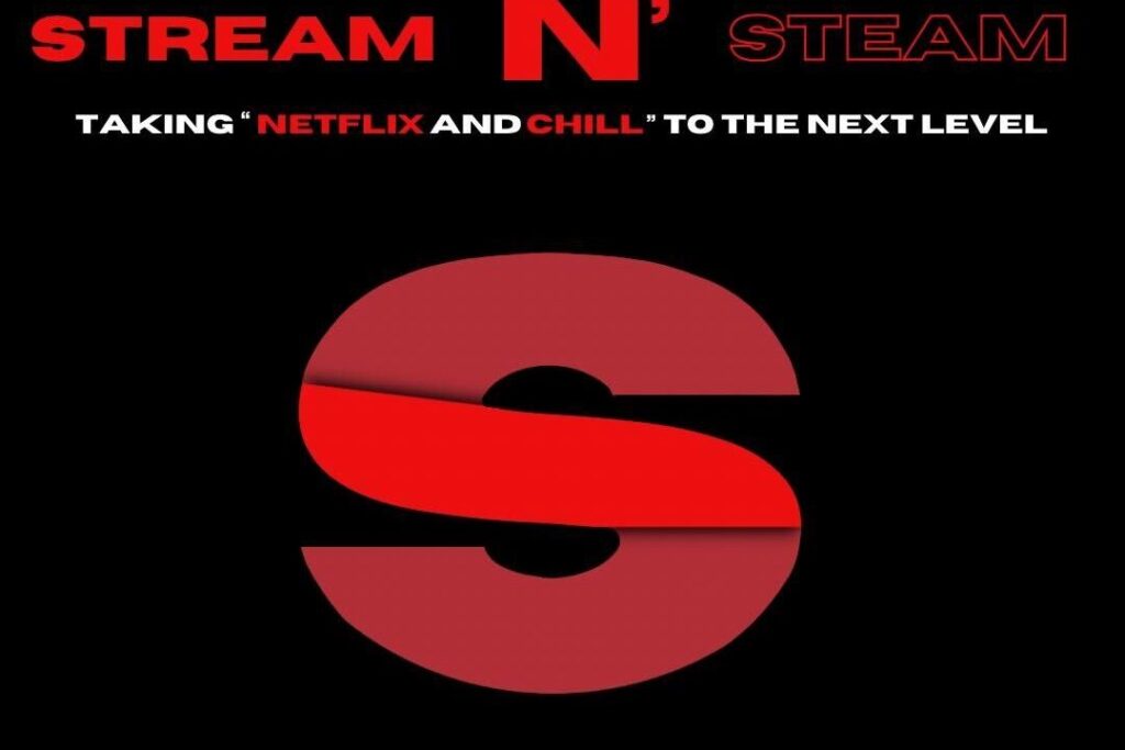 stream & steam Netflix style logo